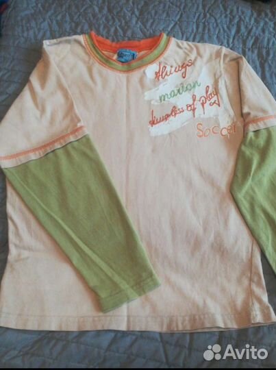 Лонгслив рубашка бадлон на 6-7 лет