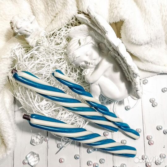 Восковая свеча, небесная помощь, оберег