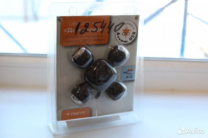 Разветвитель USB Konoos UK-01 Динозавр