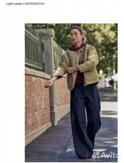 Куртка zara стеганная