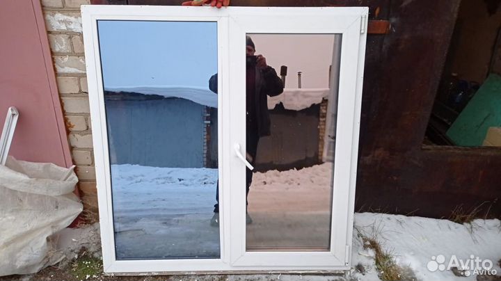 Окно94х130, 140х130, 167х123, дверь240х89 пласт