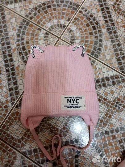 Шапка для девочки 5-6лет