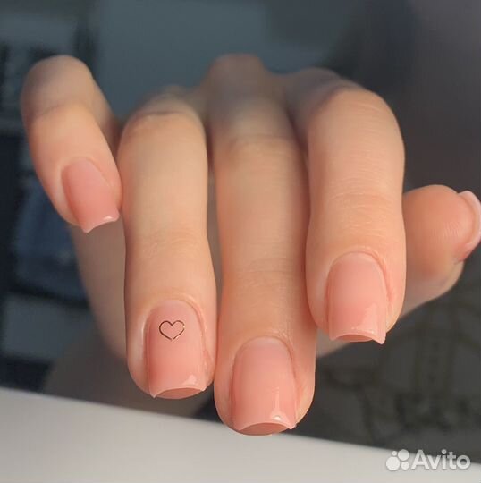 Маникюр наращивание ногтей