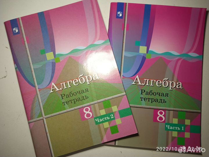 Рабочие тетради по алгебре за 8 класс новые