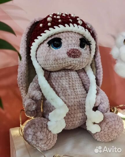 Мягкая игрушка заяц ручная работа