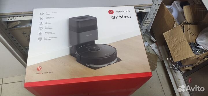 Робот пылесос Roborock q7 max+ RU black
