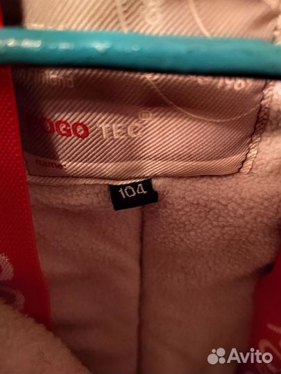 Зимний комбинезон для девочки 104