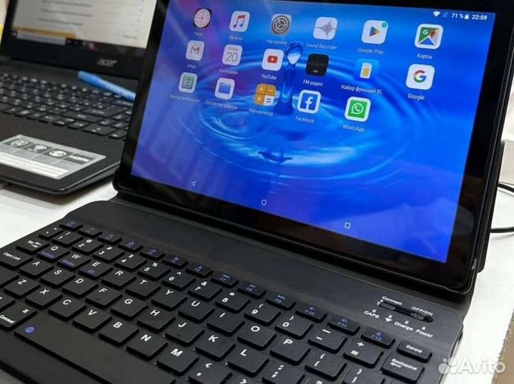 Планшетный компьютер umiio 6 128 GB стекло чехол