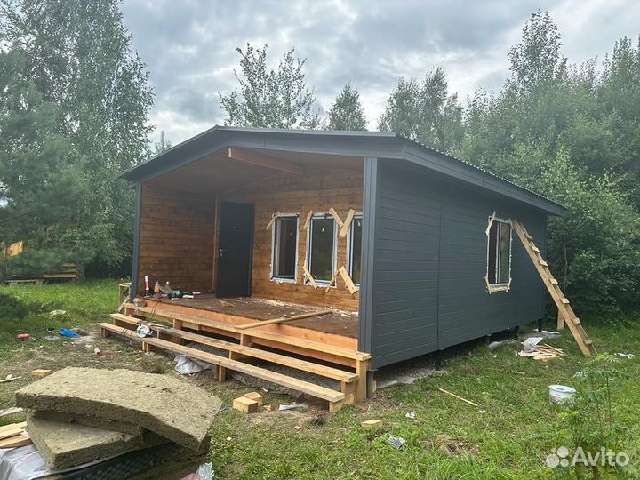 Каркасный дом под ключ строительство