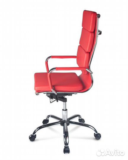 Кресло для руководителя zoom, красное (дэфо)