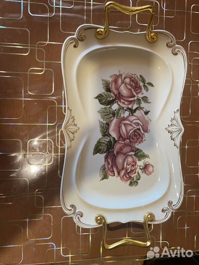 Блюдо для торта фарфор