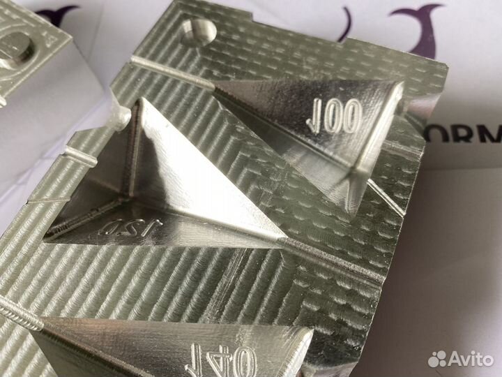 Форма чпу для литья грузил (Пирамиды скольз.)