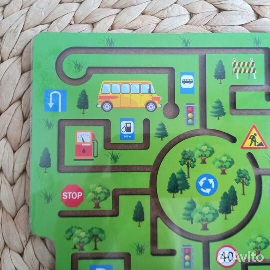 Лабиринт с шариком, развивающая игра