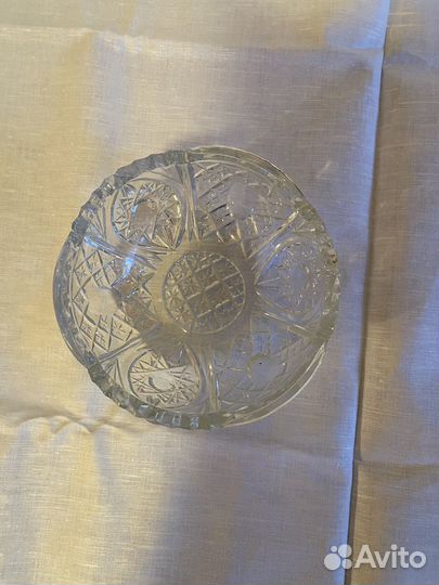 Ваза хрустальная d16cm