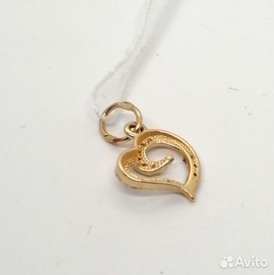 Подвес / 0,60г / Золото585 / фианиты круглые