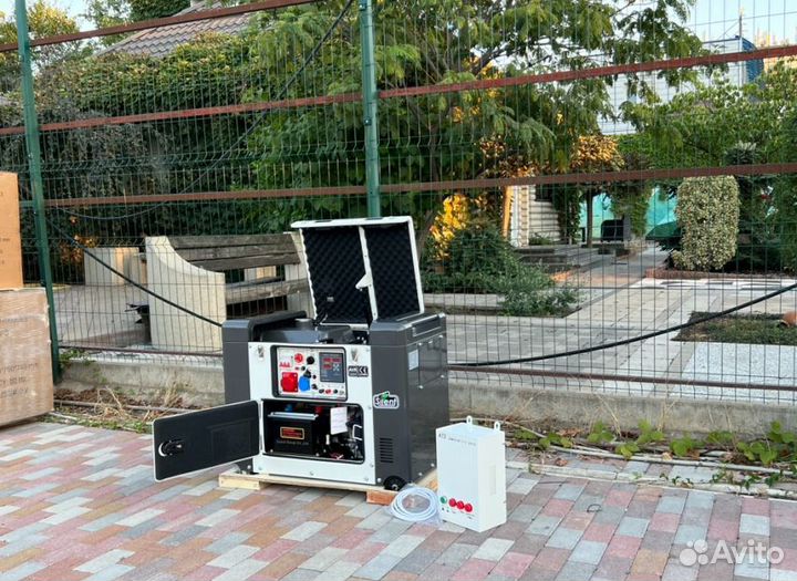 Электростанция дизельная 10 кВт G-power DG11000S3