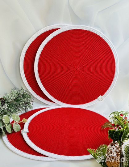 Новогодний набор салфеток/Плейсматы