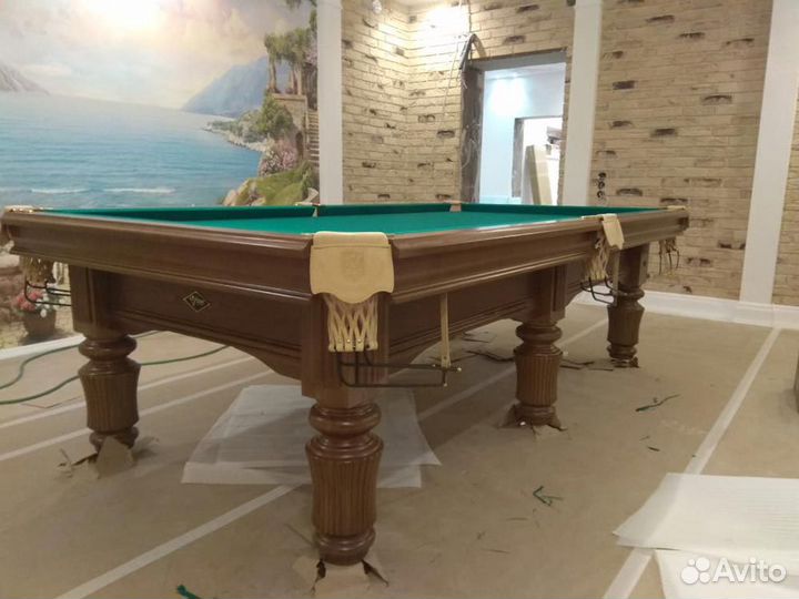Бильярдный стол Ливерпуль 9ф пул сланец 25 мм