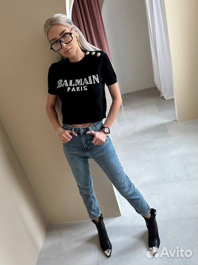 Трикотажная футболка Balmain