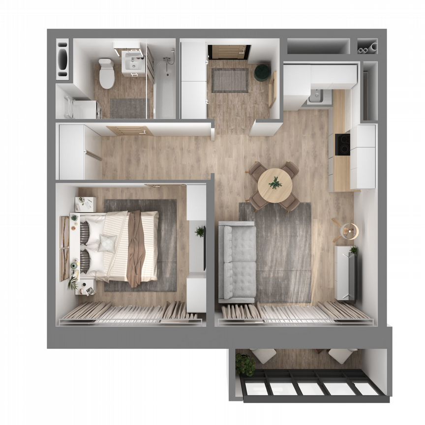 1-к. квартира, 41,5 м², 3/23 эт.