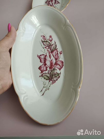 Селедочница Городницкий фарфоровый завод