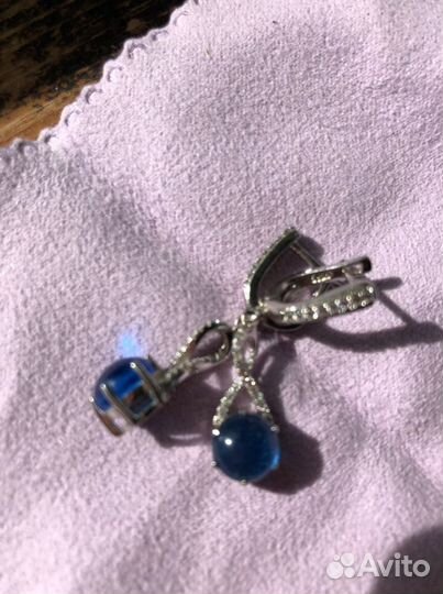 Серебряные серьги