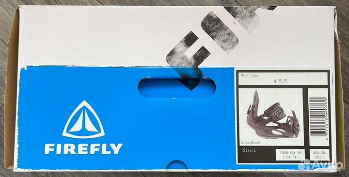 Крепления для сноуборда Firefly A 5.5 Black (L)