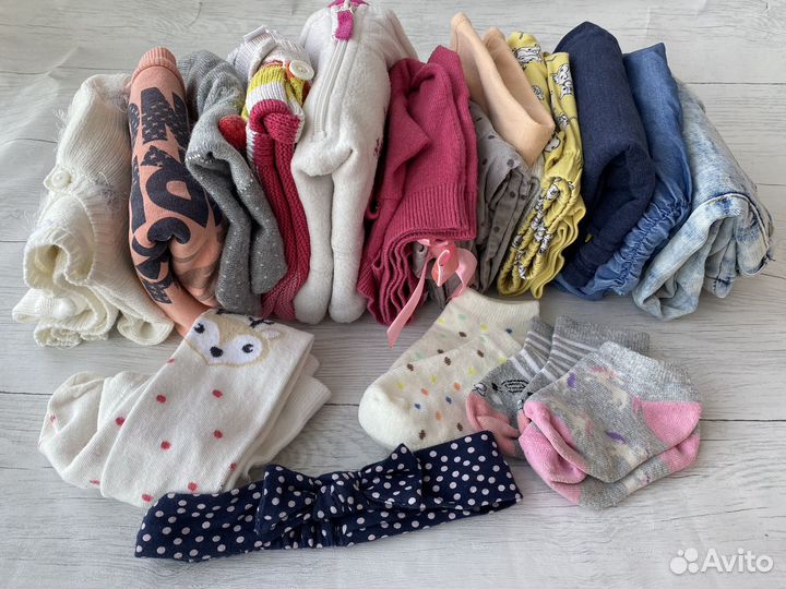 Пакет вещей на девочку 80 98