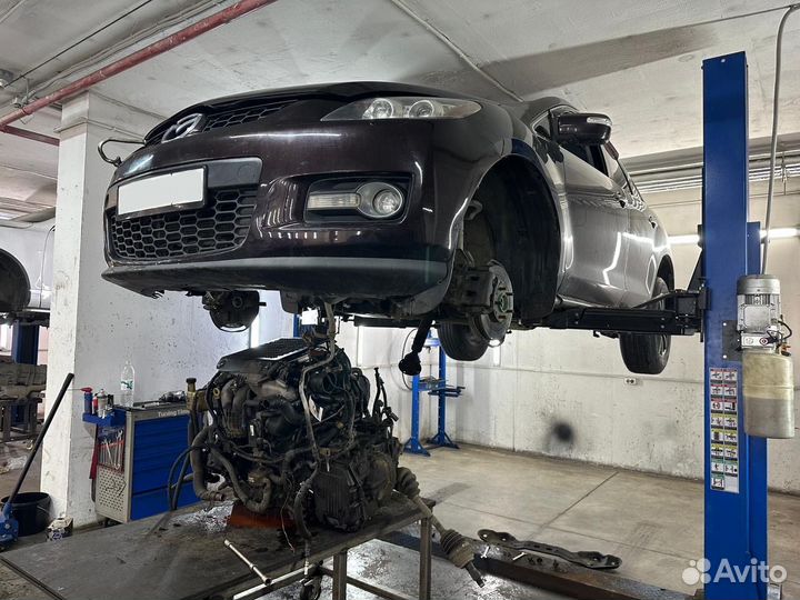 Свап комплект двигателя 2.5 L5 на Mazda CX-7