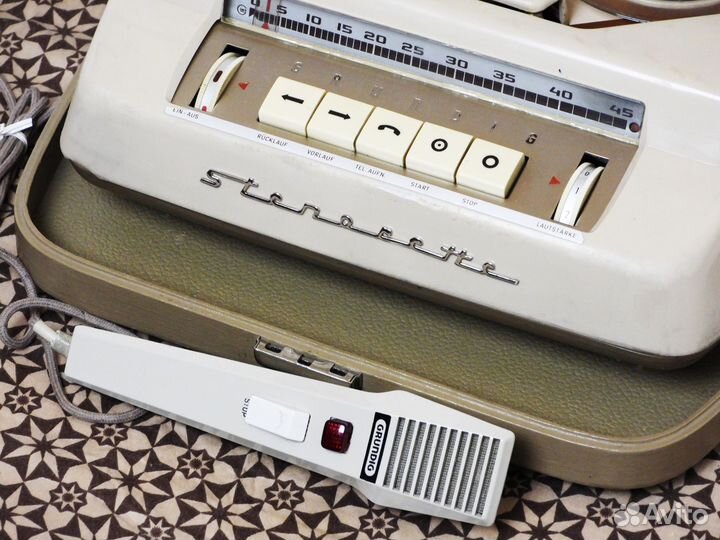 Магнитофон Grundig Stenorette ts - 1959 год
