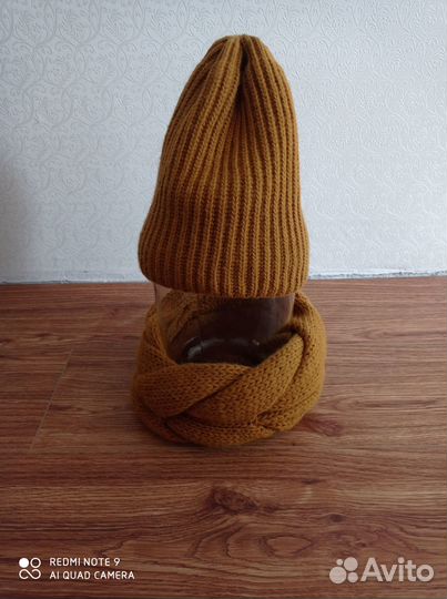 Шапка и снуд (женский комплект)