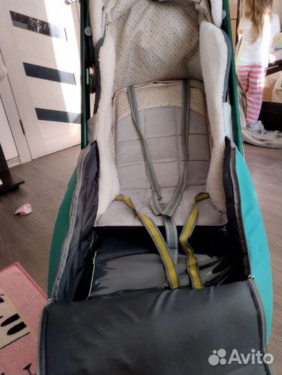 Зимняя коляска санки