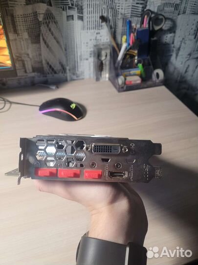 Видеокарта rx580 4gb