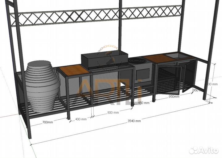 Кованый Мангал 