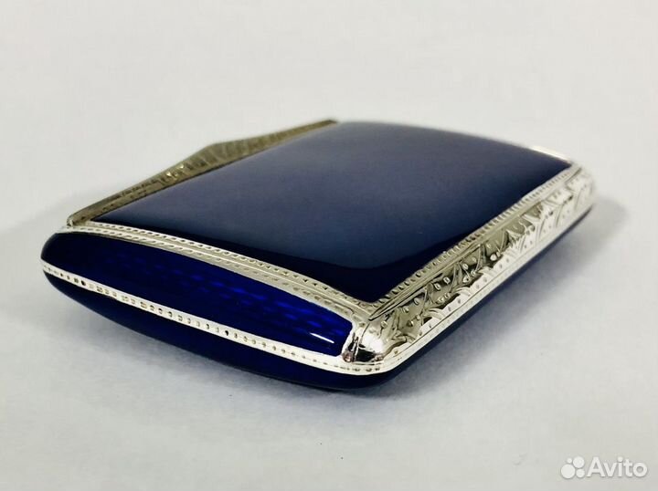 Портсигар антик редкий 1924 г серебро