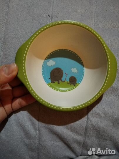 Детская посуда из бамбука