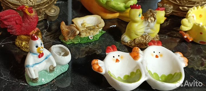 Статуэтки курочки -9шт