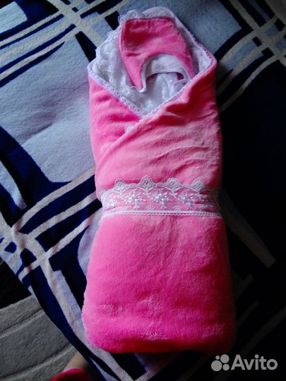 Зимний конверт на выписку