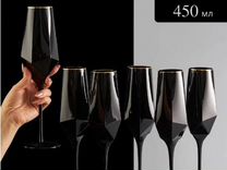 Набор фужеров 6 шт 450 мл бокалы для вина и шампан