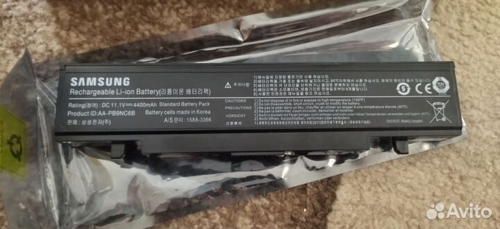 Аккумулятор для ноутбука samsung