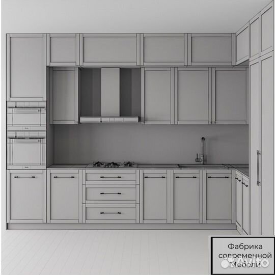 Кухонный гарнитур угловой Egger модель 11