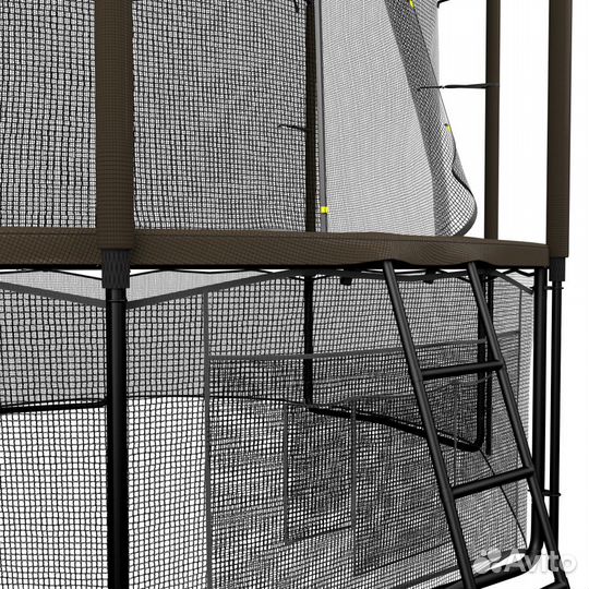 Батут Unix line Black&Brown 8 ft (inside)