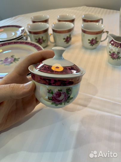 Сервиз чайно-кофейный Jlmenau Grafvon Henneberg