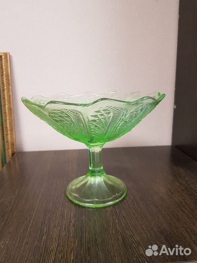 Фруктовница на ножке СССР