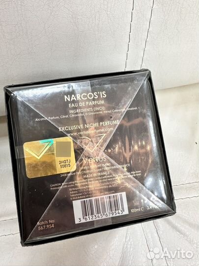 Духи Vertus Narcosis