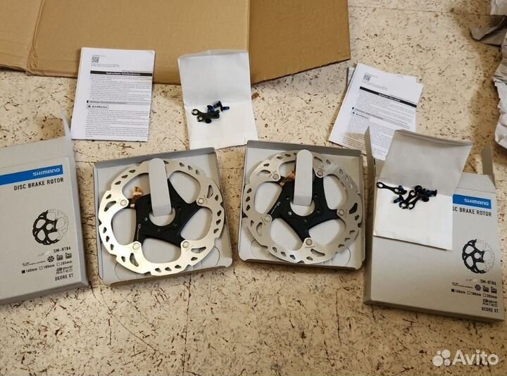 Роторы оригинал Shimano Deore XT SM-RT86 (160мм)