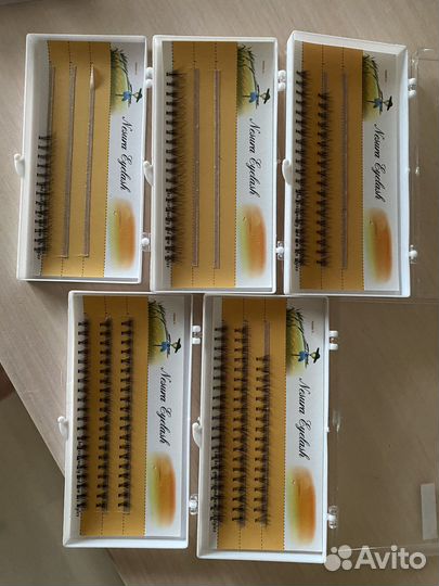 Накладные ресницы пучки