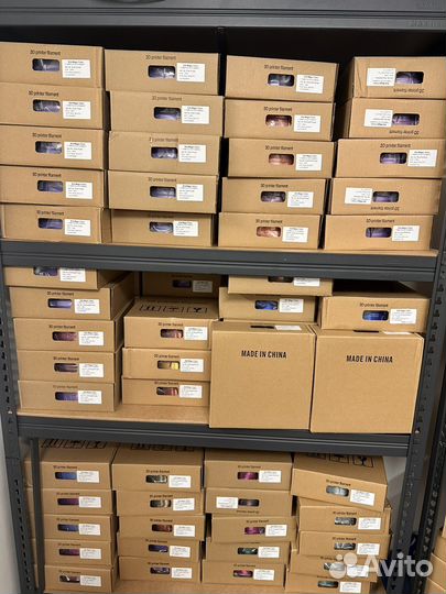 PLA пластик шелковый для 3D принтера трехцветный