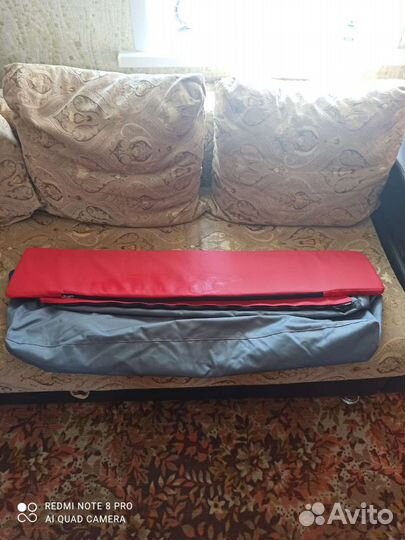 Мягкая накладка на сиденье с сумкой для лодки пвх