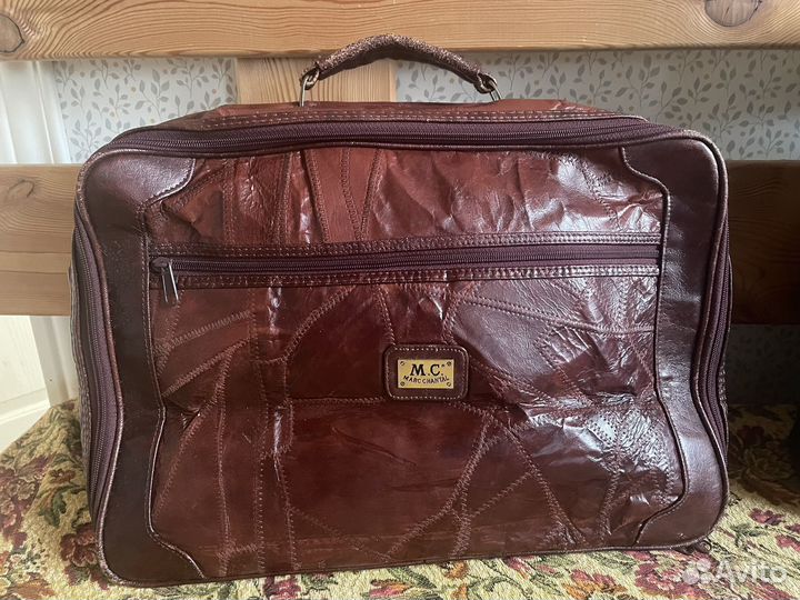 Мужской кожаный портфель бу